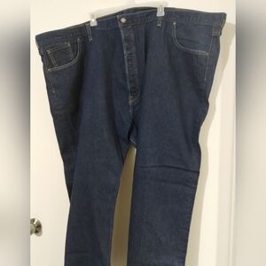 Levi's 501 Dark Blue Straight Jeans